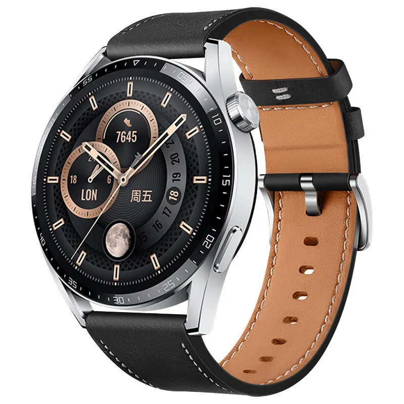 Genuine Leather Watch Strap - Premium Quality 20mm/22mm Band