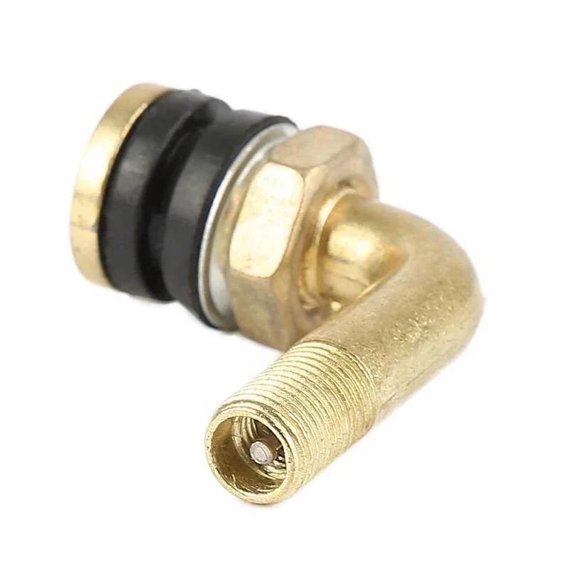 2pcs 90 Degree Angle Air Tyre Valves For Truck Motorcycle Bike Car Valve Extension Stem CNC aluminum Accessories Adapter