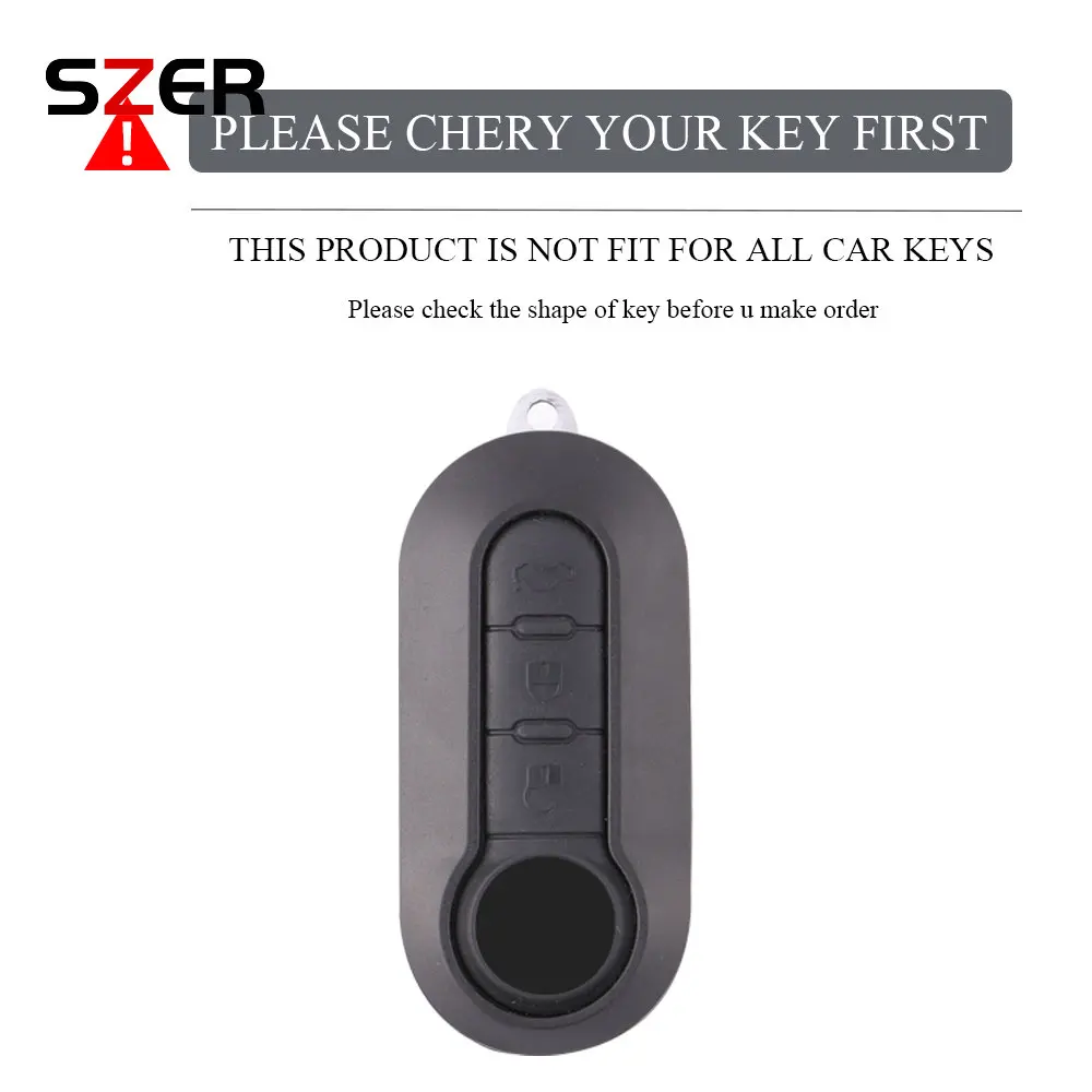 TPU Pink Car Flip Key Case Cover Shell Fob