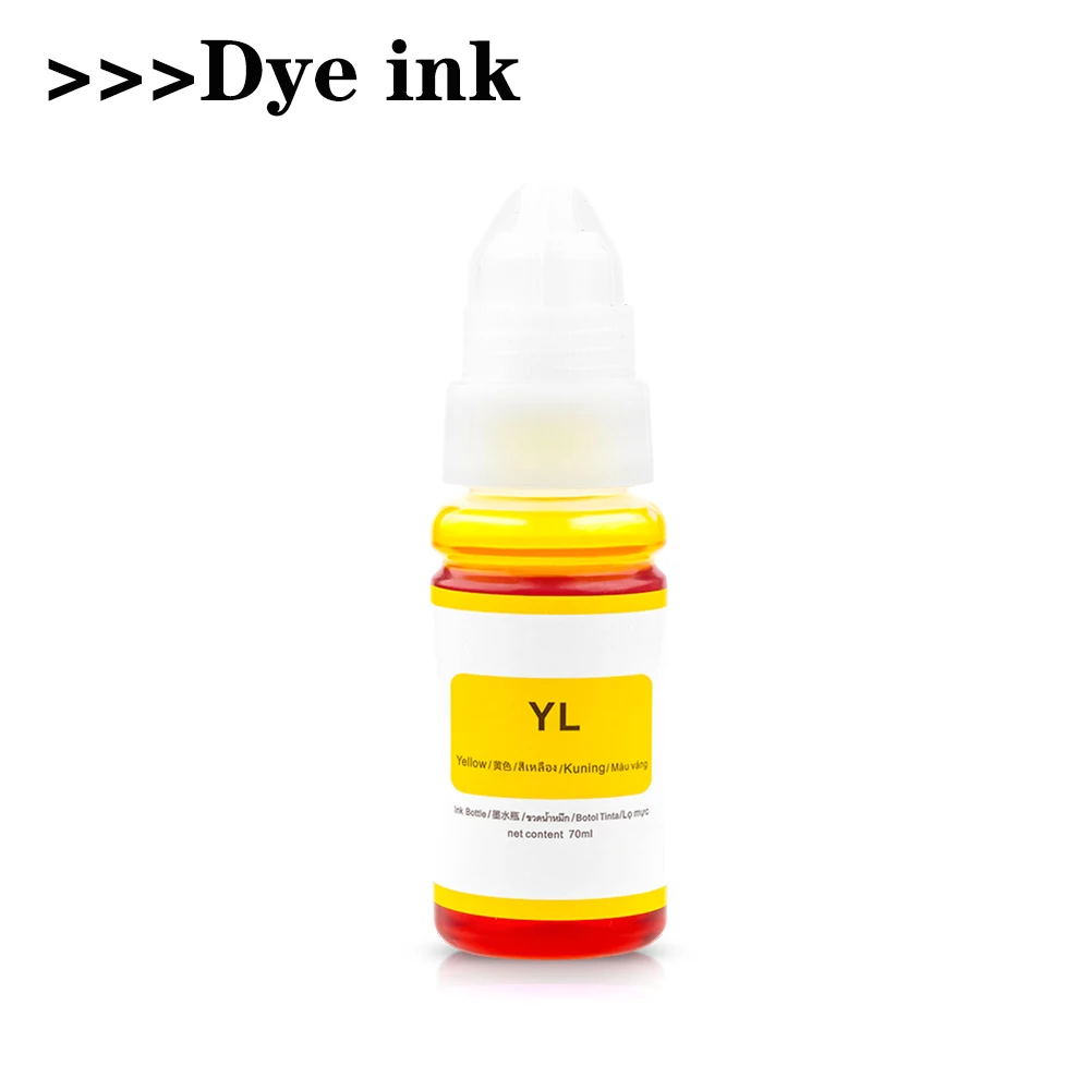 Refill Dye Ink for Canon GI-490 GI-790 GI-890 Pixma G1000 G1100 G1400 G2400 G3400 G2000 G3000 Printer Cartridge