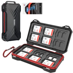 Compact 36 - Slot Magnetic Memory Card Case Holder (Black)