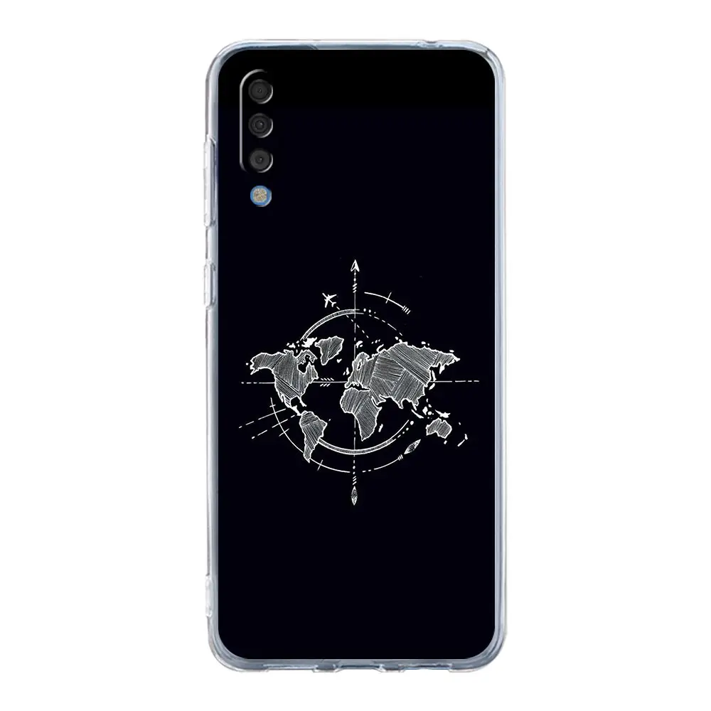 World Map Scenery Direction Phone Case