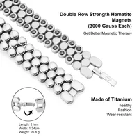100% Pure Titanium Bracelet with Hematite for Women Gift 2