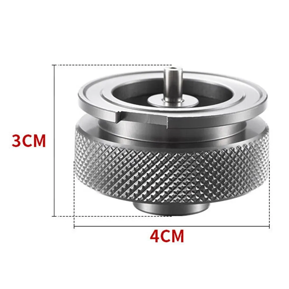 Outdoor Camping Gas Burner Adapter Butane Stove Burner Adapter Aluminum Alloy Outdoor Picnic Hiking Accessories