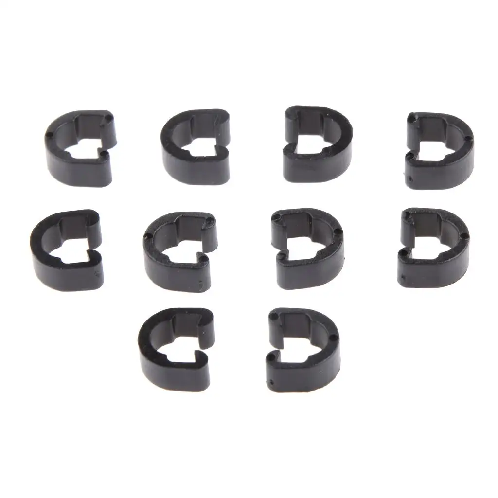 C Clips Buckle Plastic Bike Cable Clip Bicycle Frame Mount Kit Cable Management for MTB Road Bikes