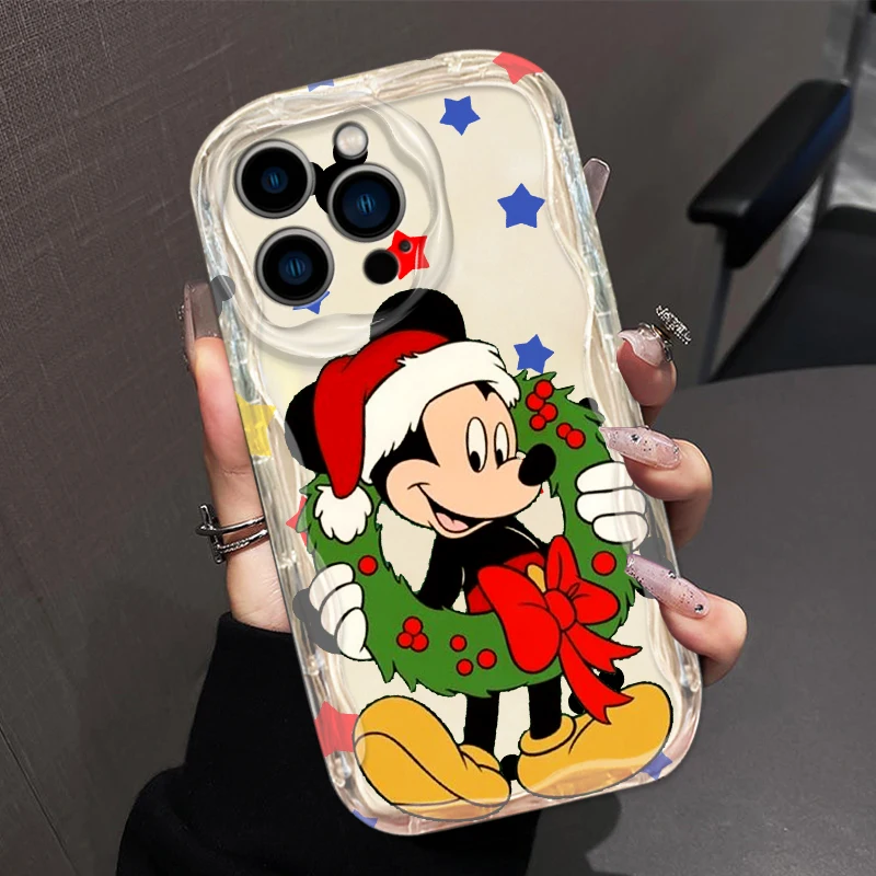 thumbnail image 1 of Disney-funda transparente de Mickey Wave para teléfono móvil Apple, carcasa suave de Navidad para iPhone 15, 14, 13, 12, 11, XS, XR, X, 7, 8 Pro Plus Max, 1 of 5