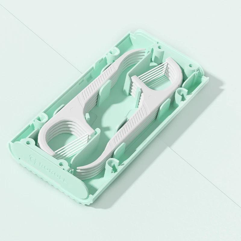 10 sztuk/pudło jednorazowego użytku z nicią dentystyczną automatyczne pudełko na nici dentystyczne Mini przenośne wykałaczki do czyszczenia zębów do codziennego użytku
