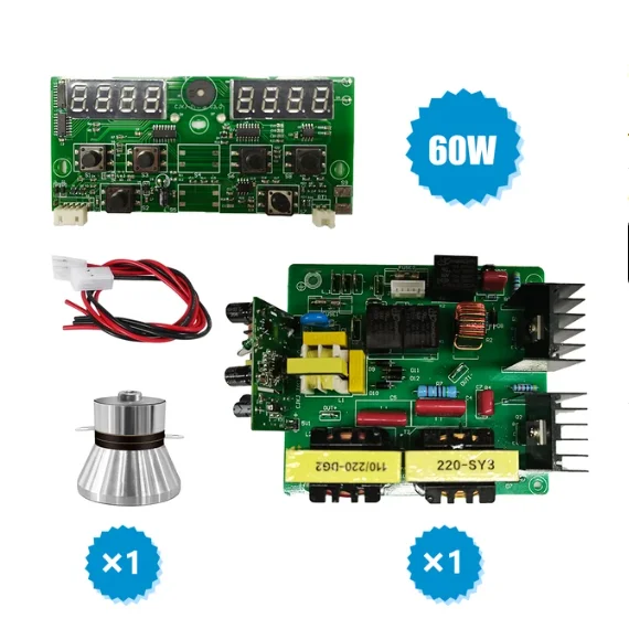 GENENG Ultrasonic Cleaner Circuit Board Digital Drive Board 40KHz 110V/220V Generator PCB