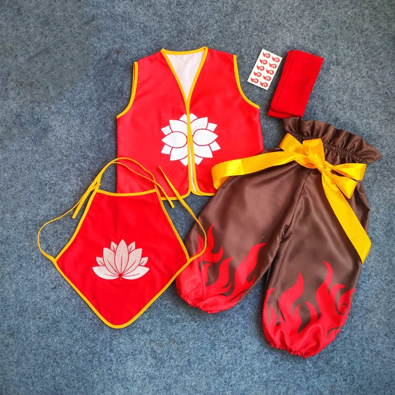 Nezha Cosplay Costumes for Kids Kindergarten Dance Clothes