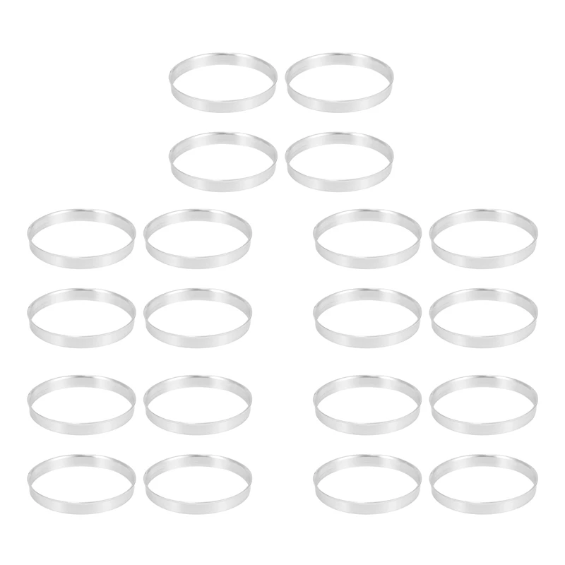 

20 X Универсальная алюминиевая втулка центральное кольцо набор прокладок для колес 74,1 мм O/D 72,6 мм I/D