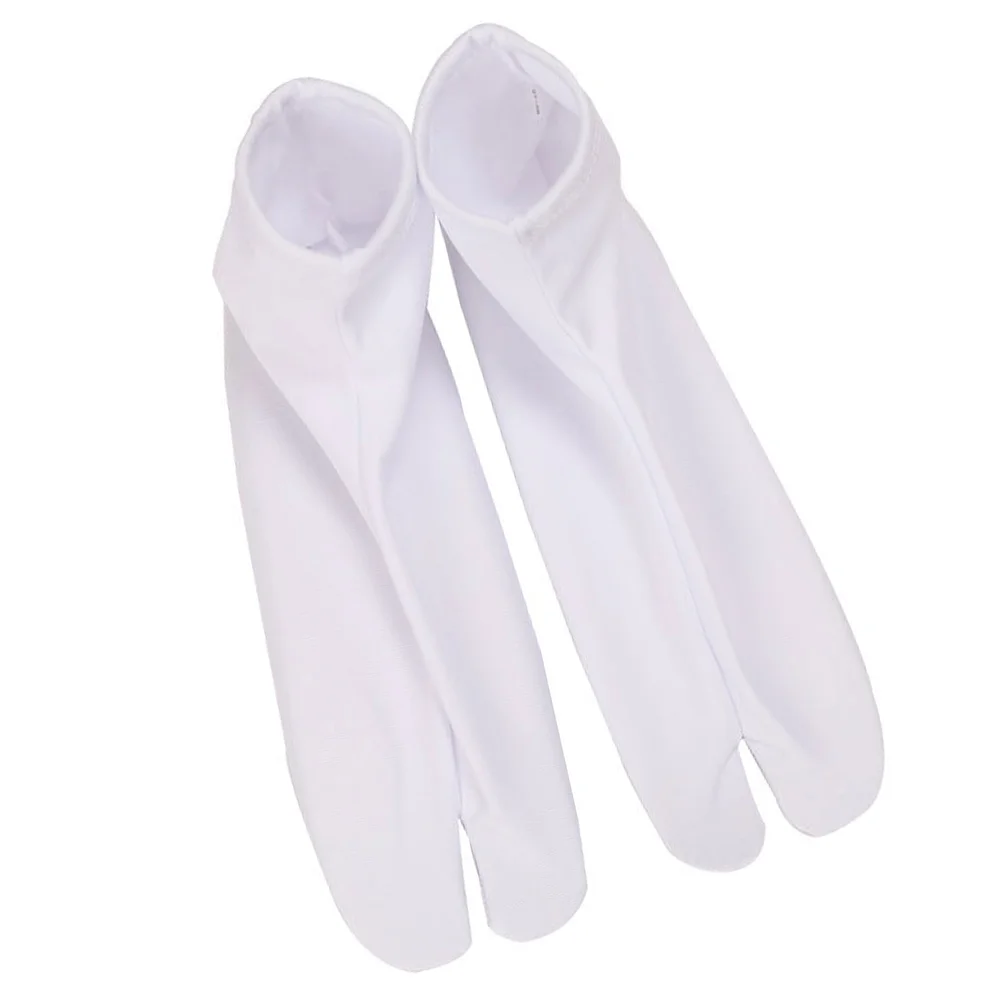 

1 Pair Crafted Exquisite Cosplay Finger Socks Anti-skidding (White)