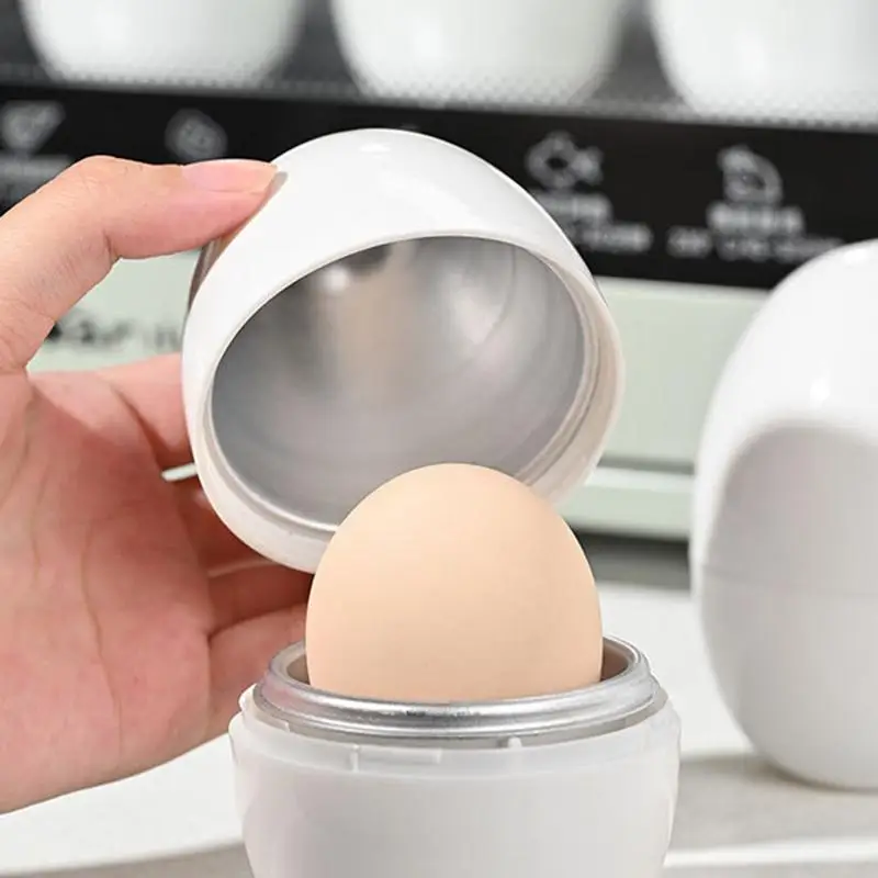 Microwave Egg Cooker 4 Cavities Egg Cooker For Microwave Egg Boiler For Hard Boiled Eggs Microwavable Egg Poacher Cooking