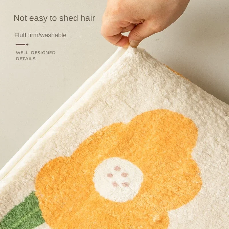 Modern Minimalism Bedroom Fluffy Carpet Large Area Carpets for Living Room Children Girl Room Soft Rug Non-slip Washable Mat 6