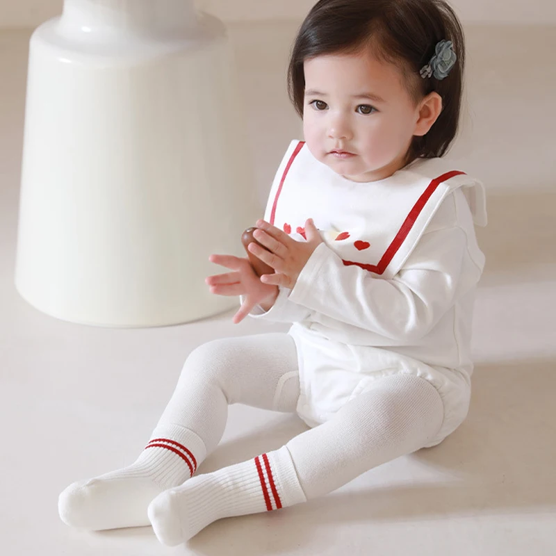 Spring Mid Tube Baby Socks Sport Soft Children Kids Socks Breathable Kids Boys Girl Socks Strip Mid Tube Socks 5