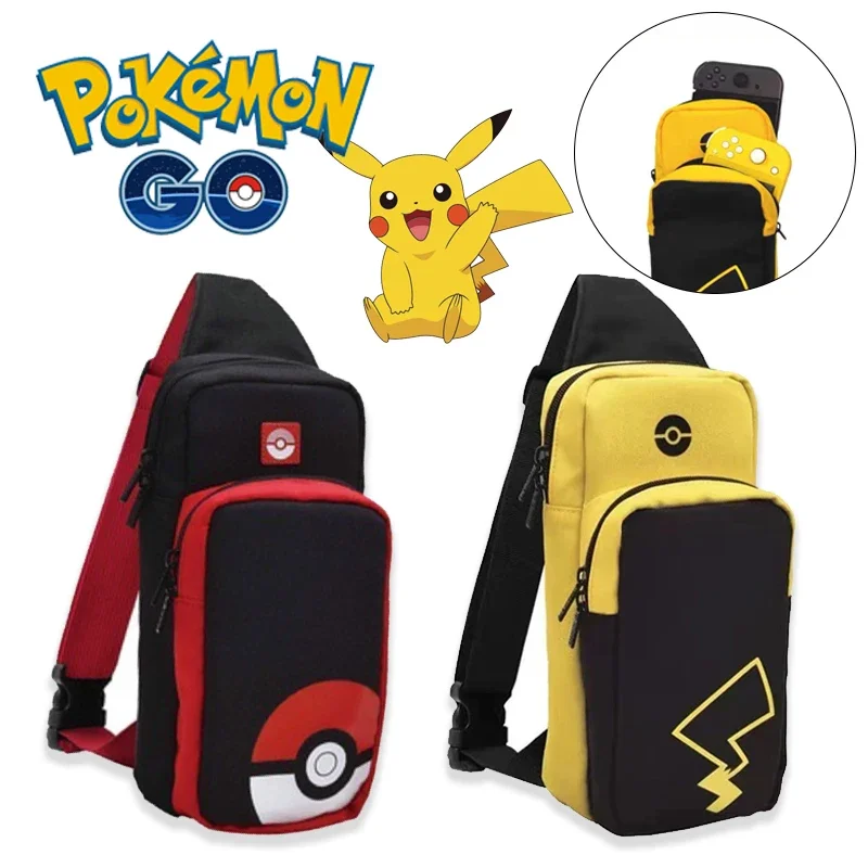 Pokemon Pikachu Storage Chest Bag Per Nintendo Switch Travel Carry Case Borsa A Tracolla Per Console Dock Accessori Di Gioco