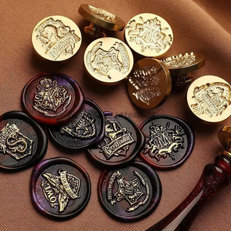 3D Embossed Magic School Wax Seal Stamp Magic Owl Head Retro Envelopes Wedding School Teacher Gift Scrapbooking Material