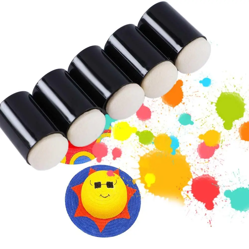 Crafts Kids Inking Daubers Staining Chalk Art Tools Painting Sponge Finger Painting Tool