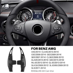 Enhanced Steering Wheel Shift Paddle Gear Paddles for Performance Vehicles (Black Carbon Fiber)