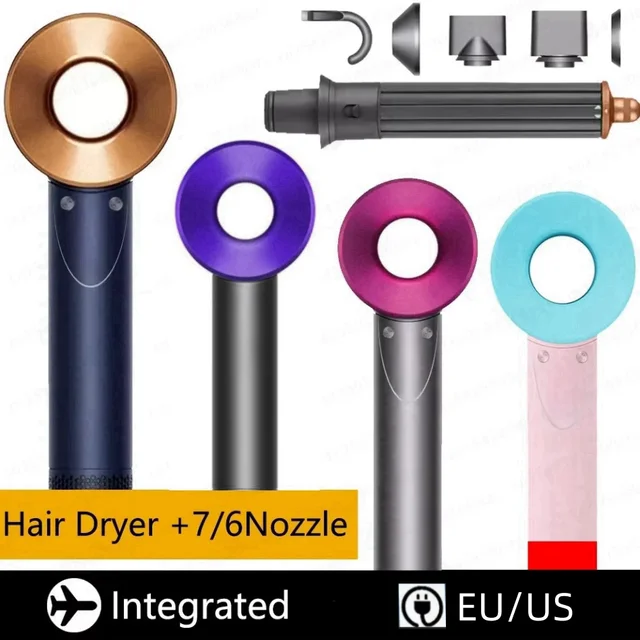 Super hair dryer professional powerful leafless hair dryer home constant temperature 200 million negative ion hair dryer