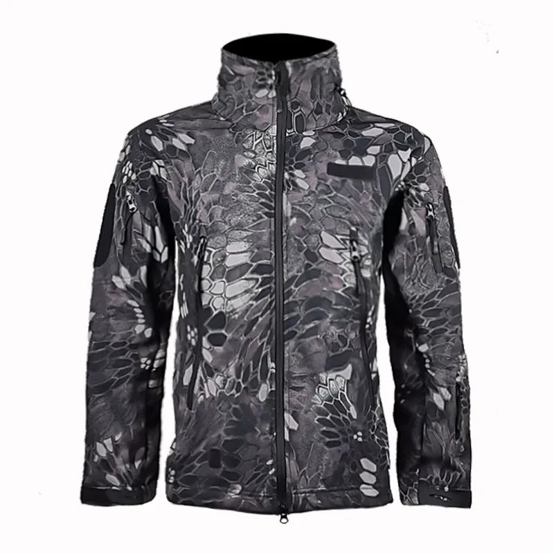 

Fleece Softshell Jacket Tactical Outdoors Sports Coat Army Clothes Hunting Hiking Combat Camping Military Tactical Jackets