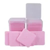 200PCS/Box Disposable Remover Cotton Pad Wipes Nail Polish Eyelashes Glue Cleaner Lint-Free Paper Pad Cleaning Manicure Supplies 2