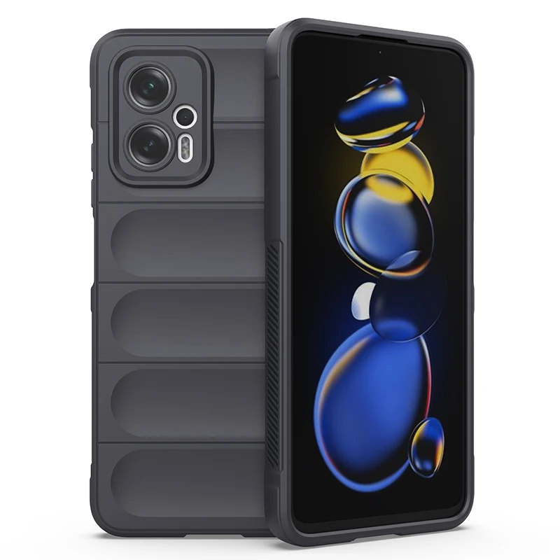 Shockproof Silicone Back Cover - Durable Protective Phone Case