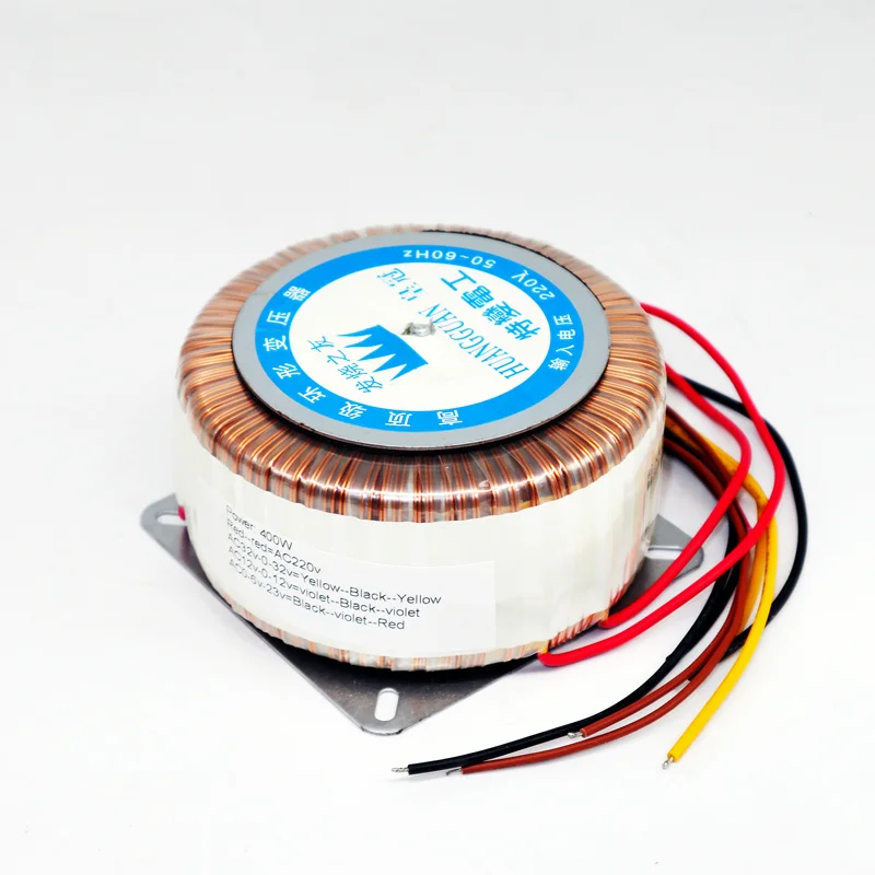 Transformador Toroidal 400w Saída de Dupla Tensão ac 24v 26v 28v 30v 32v Duplo ac 12v Único 06v23v para Amplificador de Áudio - Image 3