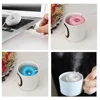Mini Donut Negative Ion Humidifier USB Round Household Air Purifier for Home Office Desktop Donut Steam Diffuser Mini Sprayer 4