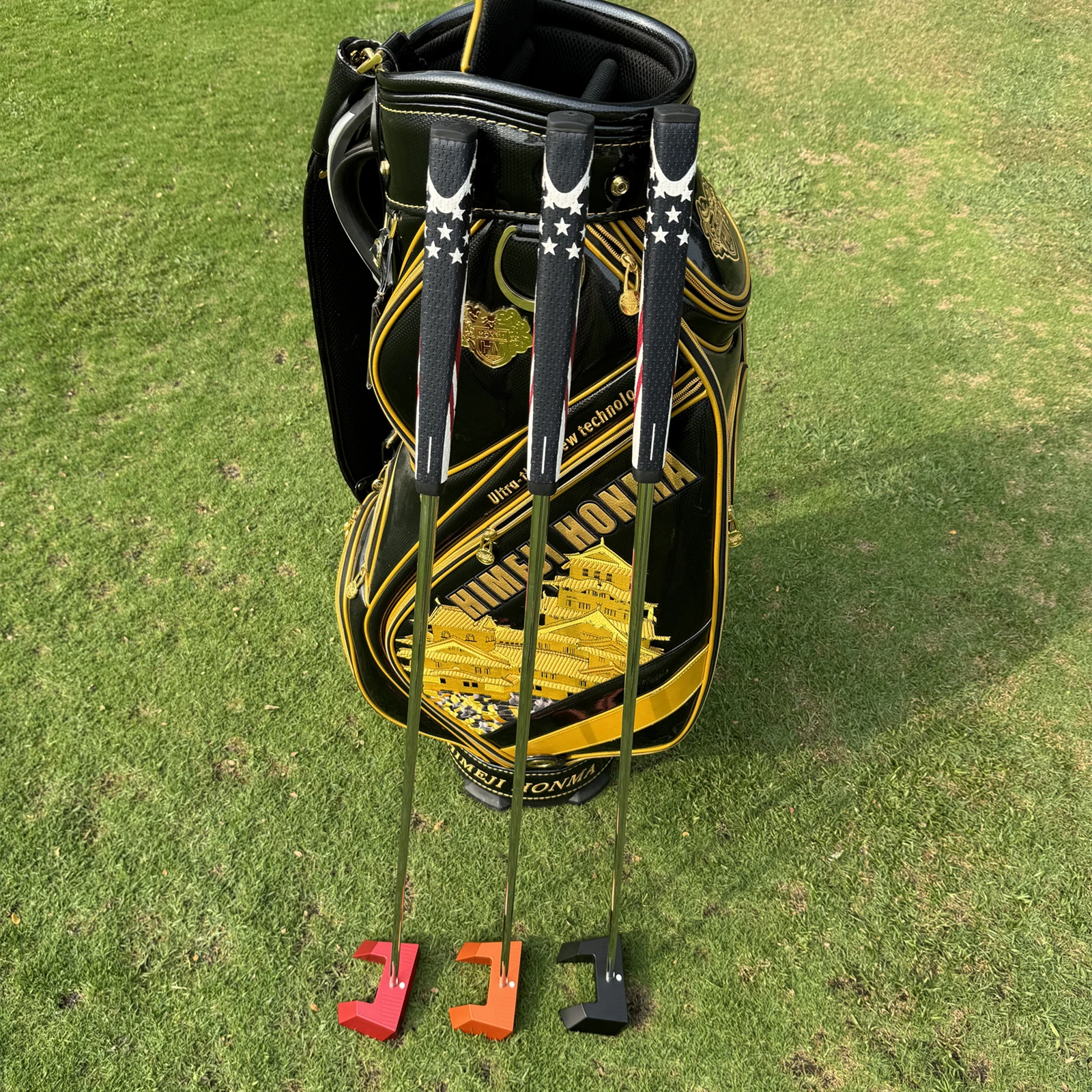 Calong Super Bat Golf Putter Black/Red/Orange 33 34 35inch With 