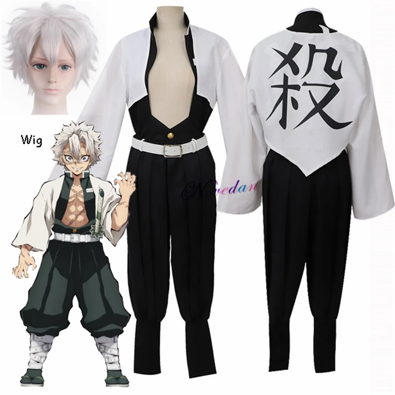 Anime-D-monen-t-ter-Cosplay-Kost-m-Kimetsu-no-Yaiba-Sanemi-Shinazugawa ...