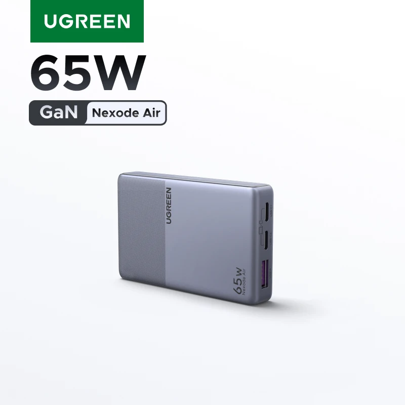 【Ultra Slim】UGREEN Nexode Air 65W GaN Ladegerät PD3.0 QC4.0 PPS für Macbook Pro Air Laptop iPhone 17 16 Samsung S26 iPad Tablet - AliExpress 202192403