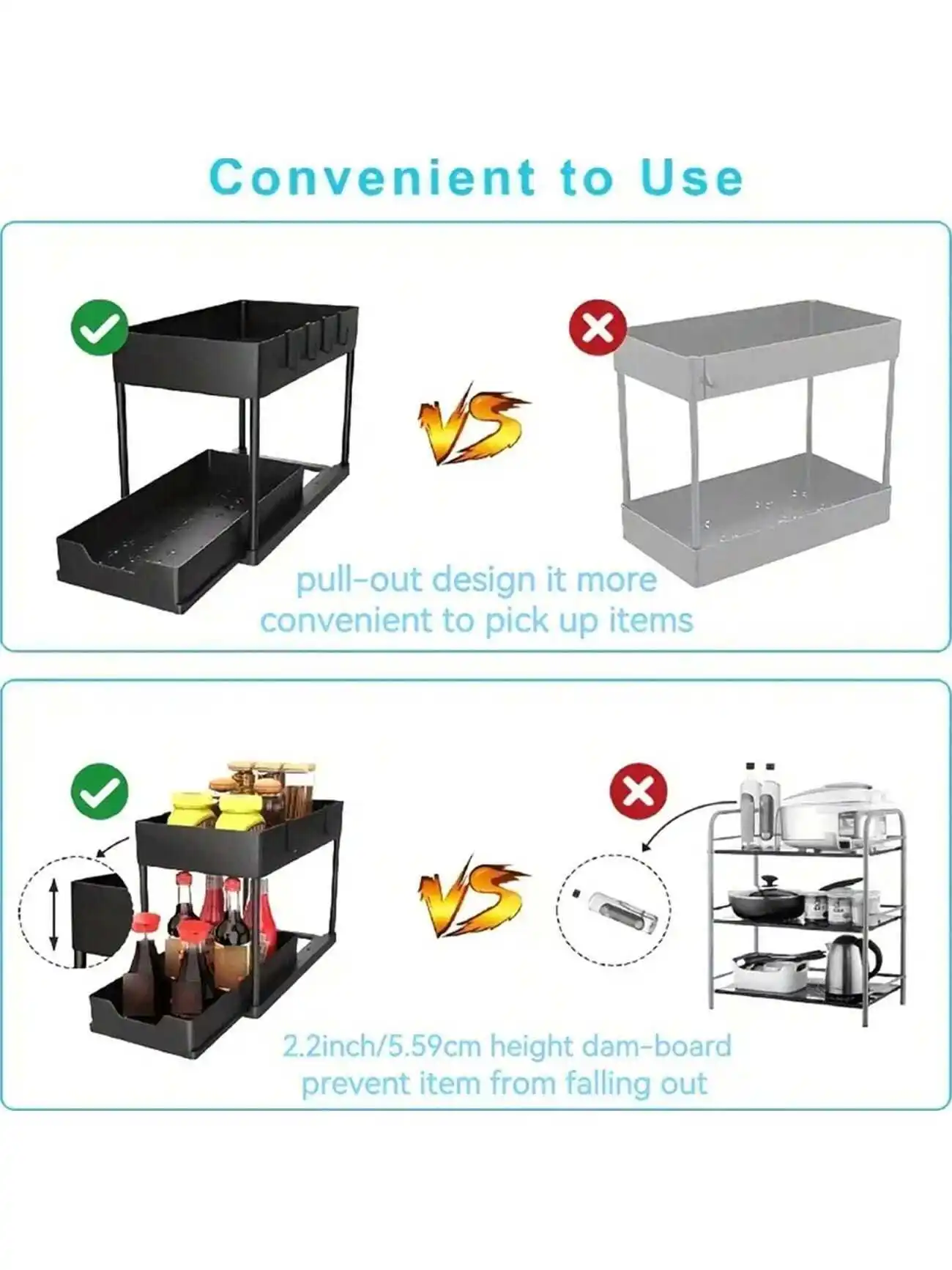 Escurridor de Fregadero Extensible con Doble Estante - Image 4