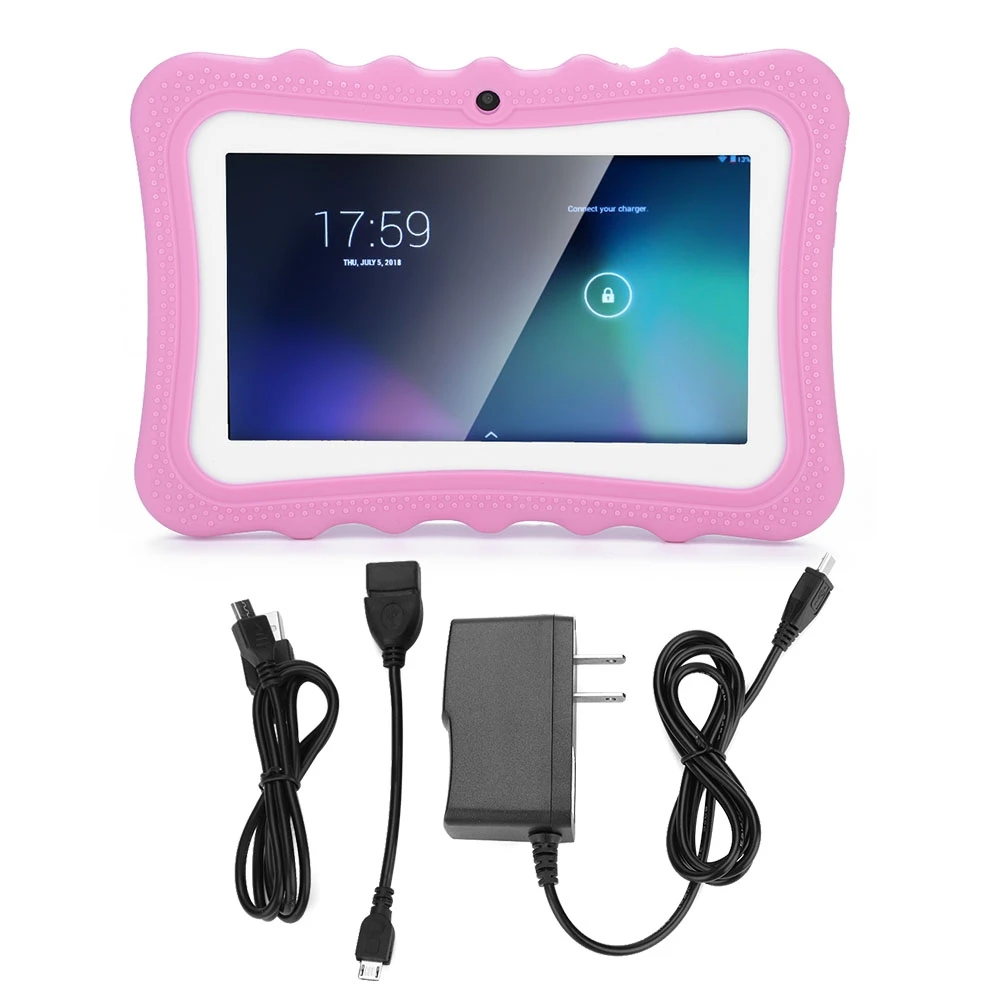 7 Inch Kids Tablet Touch Screen Kids Tablet PC Eyes Protection WiFi Learning Tablet for Kids