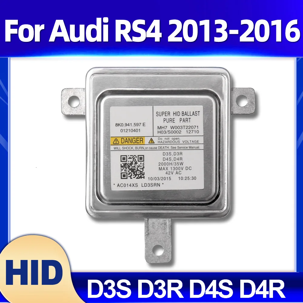 

D3S D3R D4S D4R Xenon HID Headlight Bulbs Ballast Unit Controller Module OEM 8K0941597E For Audi RS4 2013 2014 2015 2016