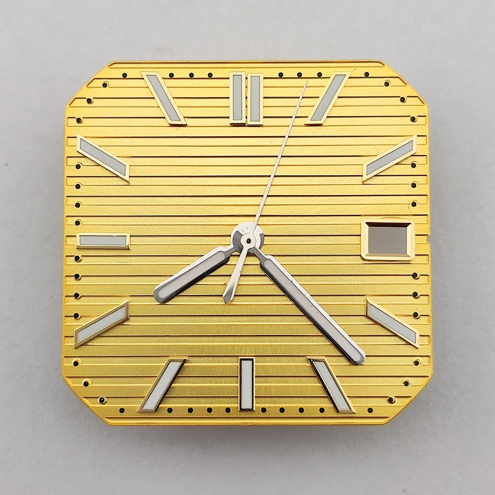 Men's Automatic Watch Kit - Square Dial, Waterproof 316L Stainless Steel Case