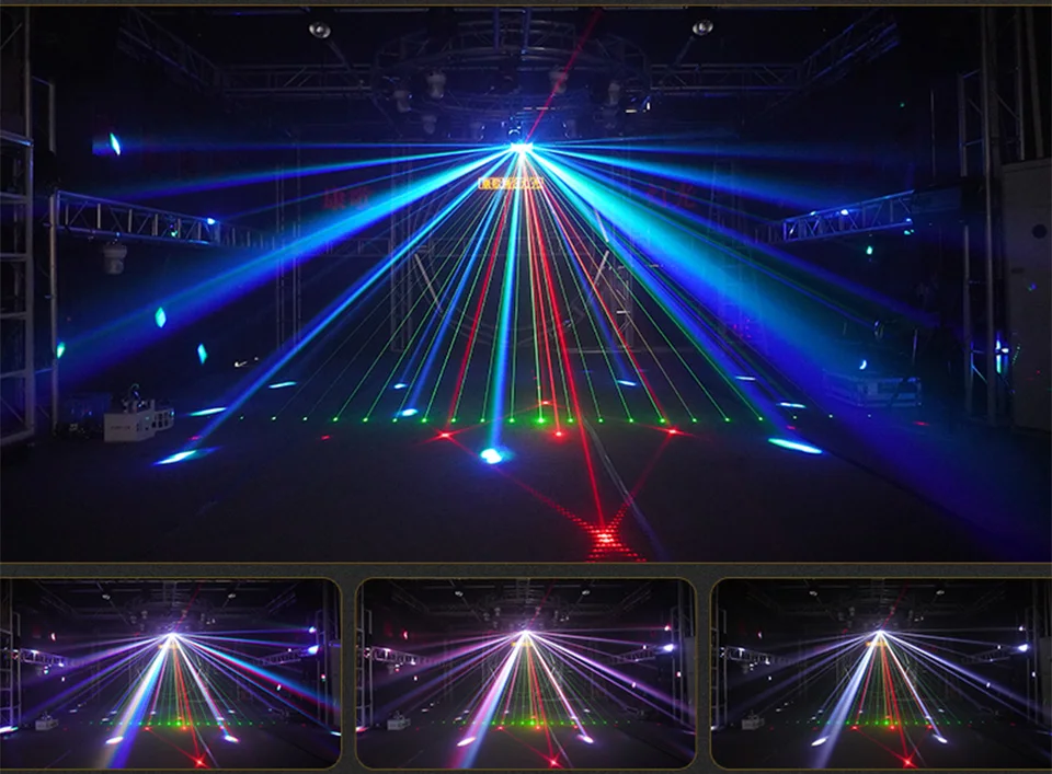 Led Butterfly Laser Light Butterfly Light Laser DMX DJ Laser Projector 4in1 DMX