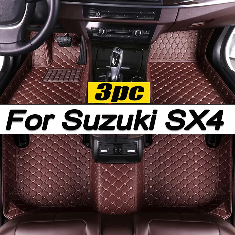 

Car Floor Mats For Suzuki SX4 Hatchback 2018 2017 2016 2015 2014 2013 2012 2011 2010 2009 2008 2007 Carpets Rug Auto Accessories