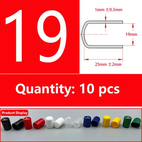 Rubber Cap Sleeve Soft Elasticity Silicone Protective Cover  Sealing Plug Thread Protection Sleeve Black Red White Blue 1.5-24mm - Image 40