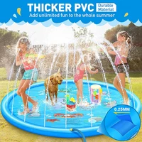 170CM Kids Paddling Pad Inflatable Water Jet Swimming Pool Summer Beach Outdoor Games Toy Lawn Swimming Pool Mat Kids Toys 2
