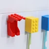 1pc/set Wall Mounted No-Punch Block Toothbrush Organizer Toothbrush Block Holder Toothbrush Holder Bathroom Accessories 6