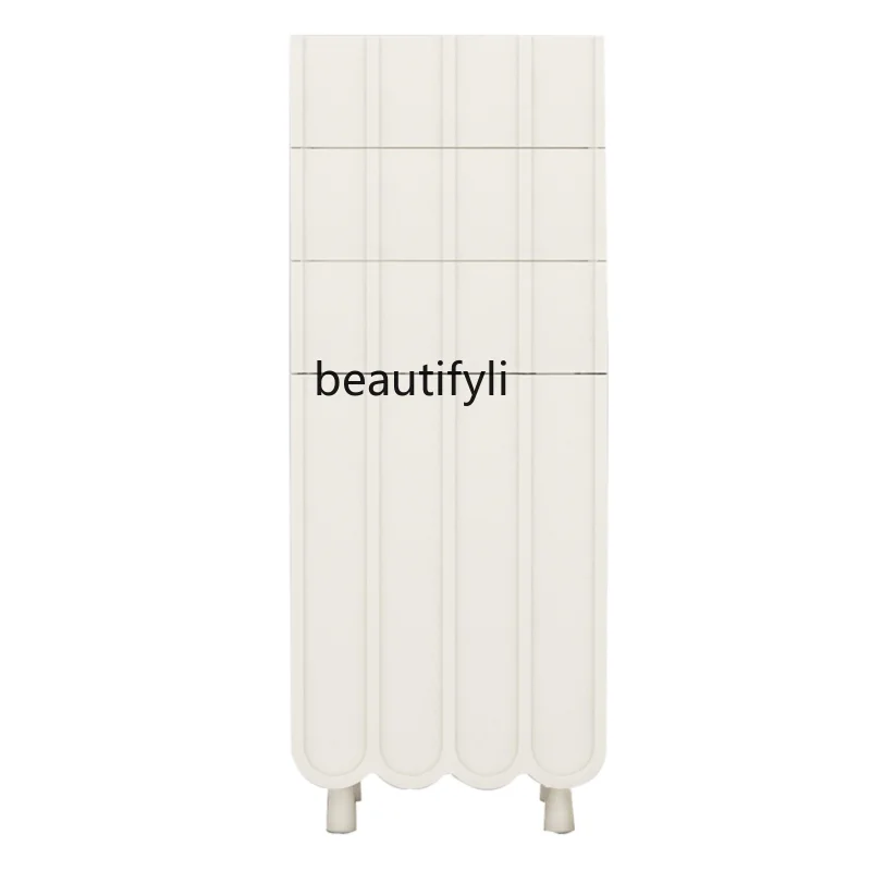 

French Style Side Cabinet Tea Cabinet TV Sofa Storage Cabinet Cream Style Chest of Drawers Locker Clothes Closet