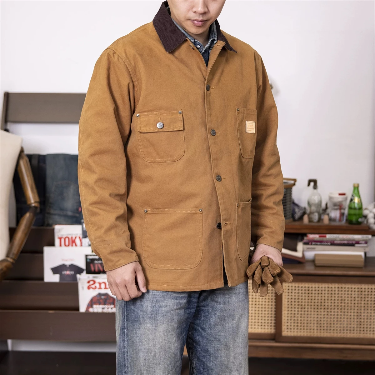 brown rice salad dressing recipe Bhode French Chore Jacket MkII - Rust main image 1