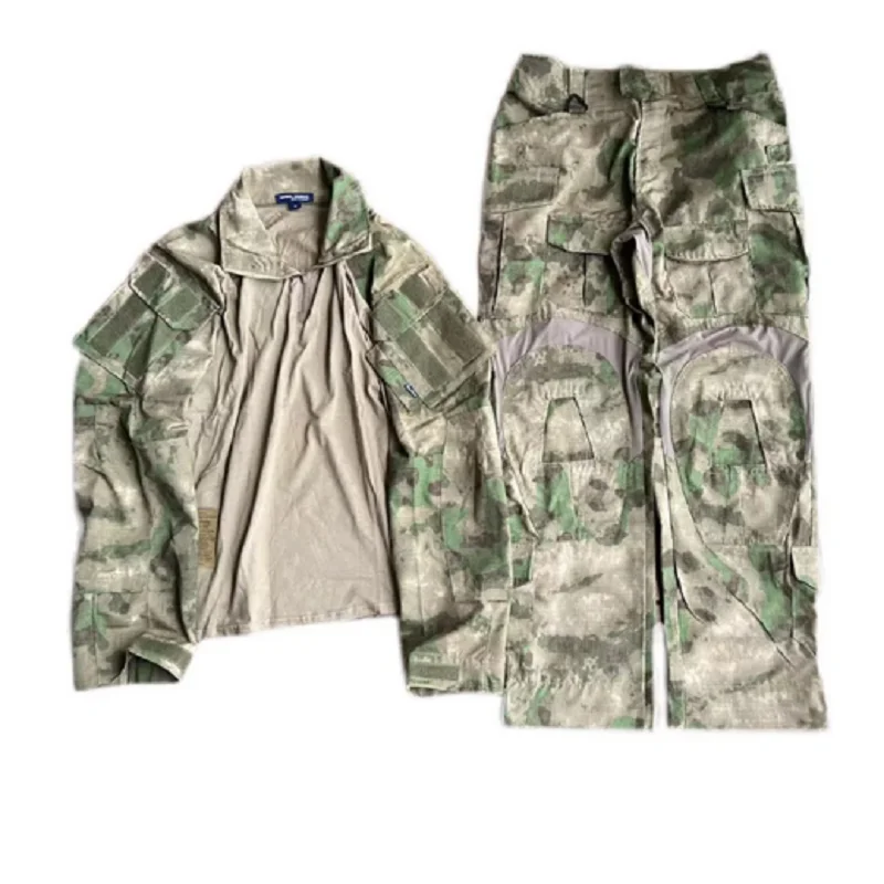 

New GEN3 ATFG Green Ruins Tactical Frog Balloon G3 Tactical Set Long Sleeve Top+Combat Pants with Knee Guards
