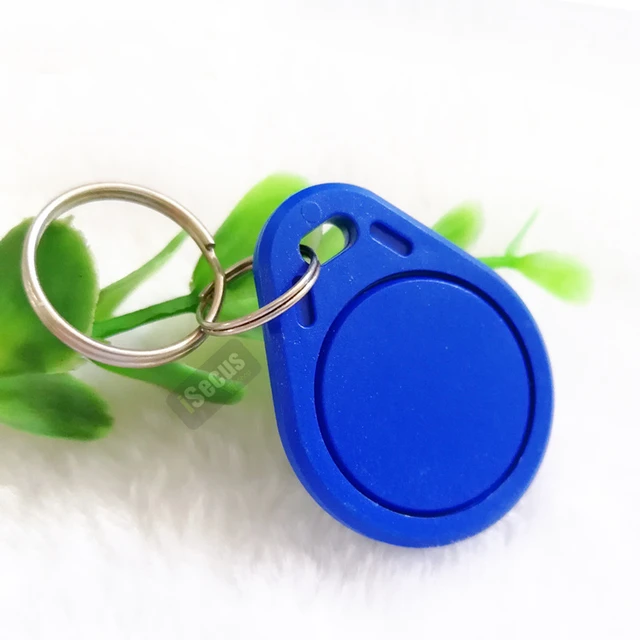 5p 10p 13.56Mhz RFID Keyfob High Frequency MF Keytag Proximity Card S50 Classic 1K Smart Tag NFC keychain fob for Access Control 3
