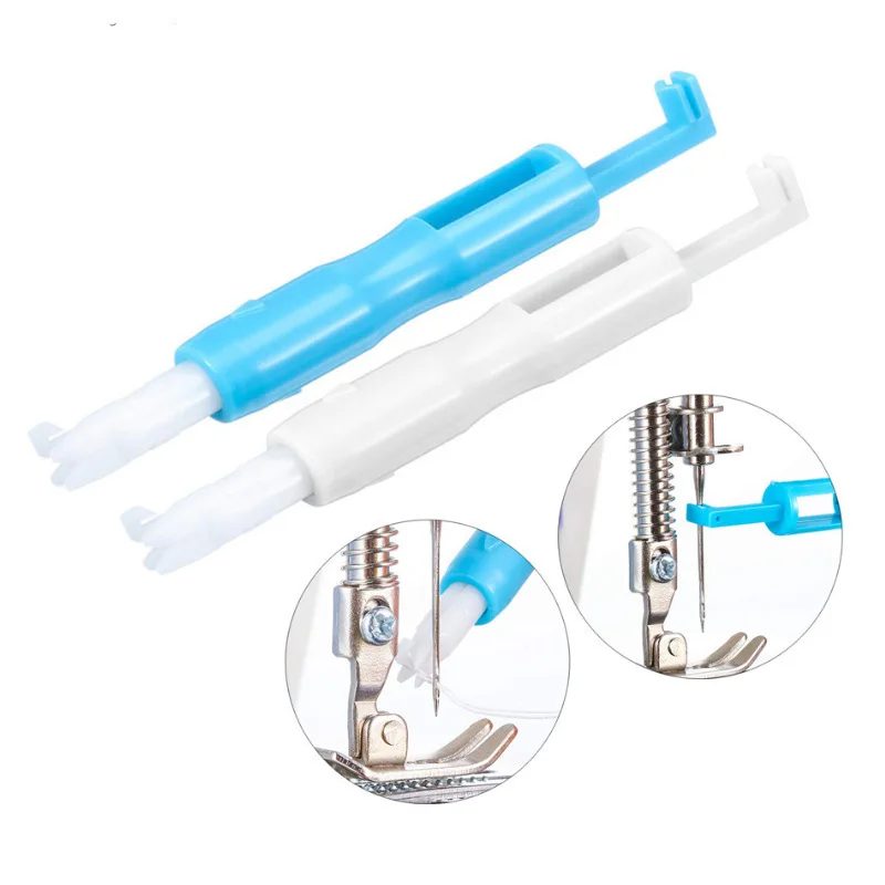 1/2pc Automatic Threader Quick Sewing Threader Needle Changer Hold Sewing Machine Needle Inserter Stitch Insertion Tool sewing needle threader