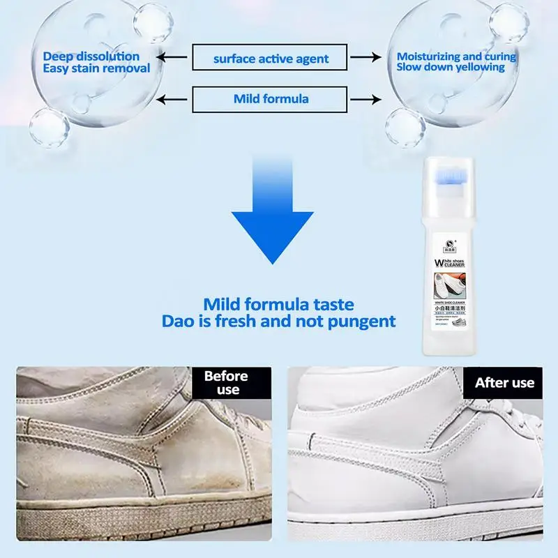 Tennis Shoe Cleaner Brightening White Shoe Polish For Sneakers Polish For  Sneakers Whitenings Gel Stain Remover Cleaning Kit - AliExpress