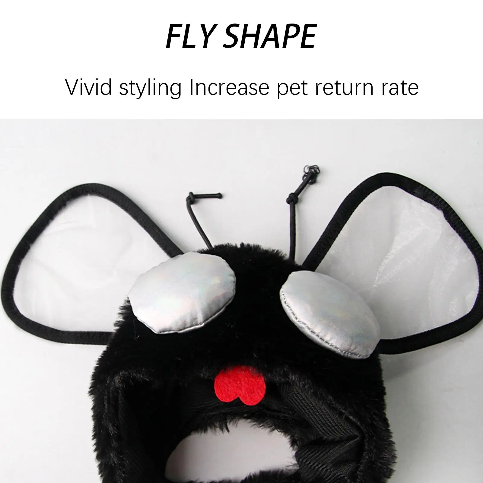 Pet Hat Cute Dress Up Headwear Pet Costume Hats For Cosplay Festival Winter Birthday Halloween New Years Puppy Kitten