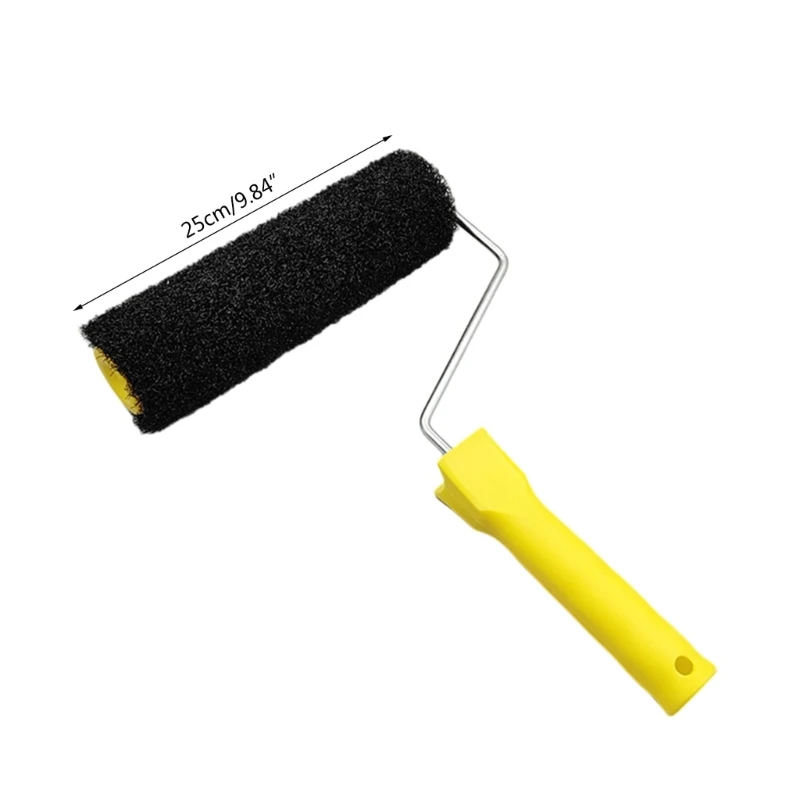 Ergonomic 9.8Inch Roller Brush Putty Roller Cleaning Special for Putty for Applying & Rolling paint roller brush