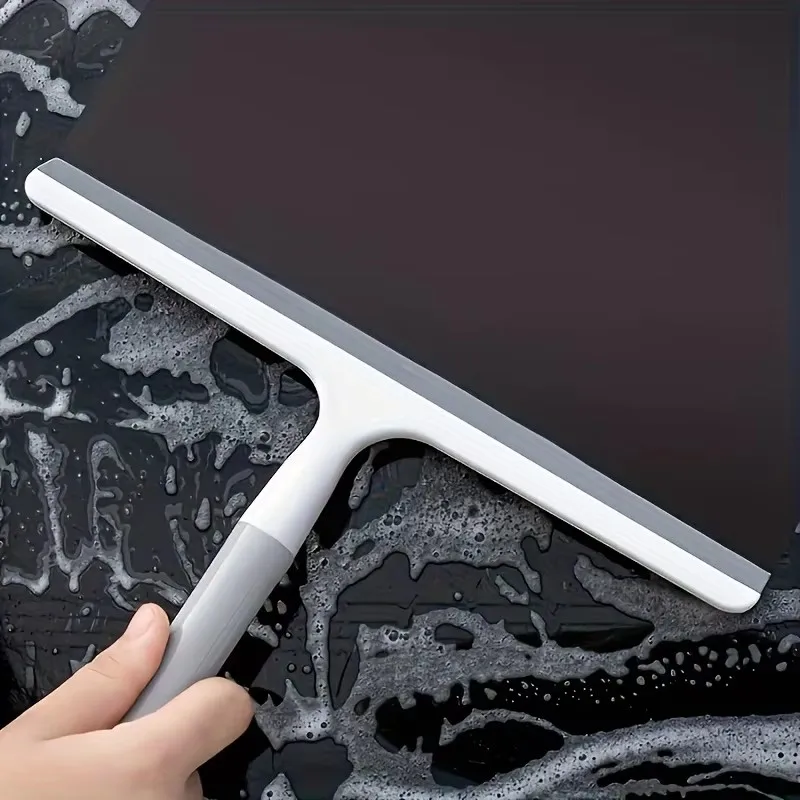 가정용 물기 제거 실리콘 샤워 스크레이퍼 클리너 욕실 다용도 스퀴지 유리 청소 바닥 창문 청소 도구