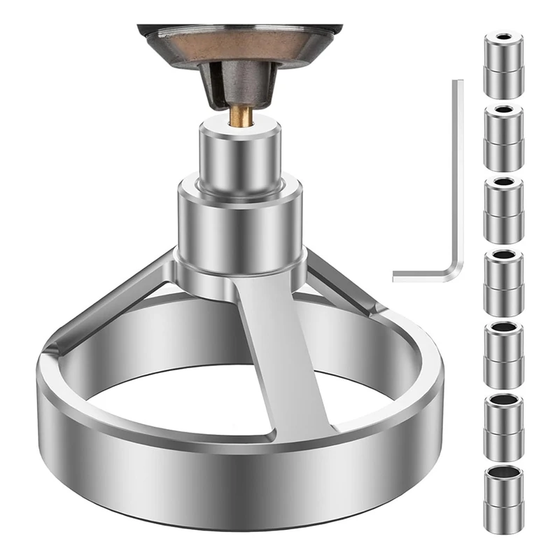

Vertical Hole Punch Locator, Woodworking Straight Hole Drilling Positioner With 6 Drill Bushings 5/6/7/8/9/10Mm